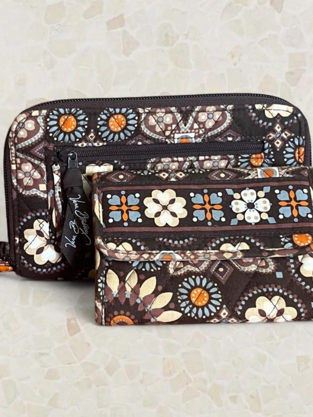 Vera Bradley Canyon Wristlet/Wallet Set